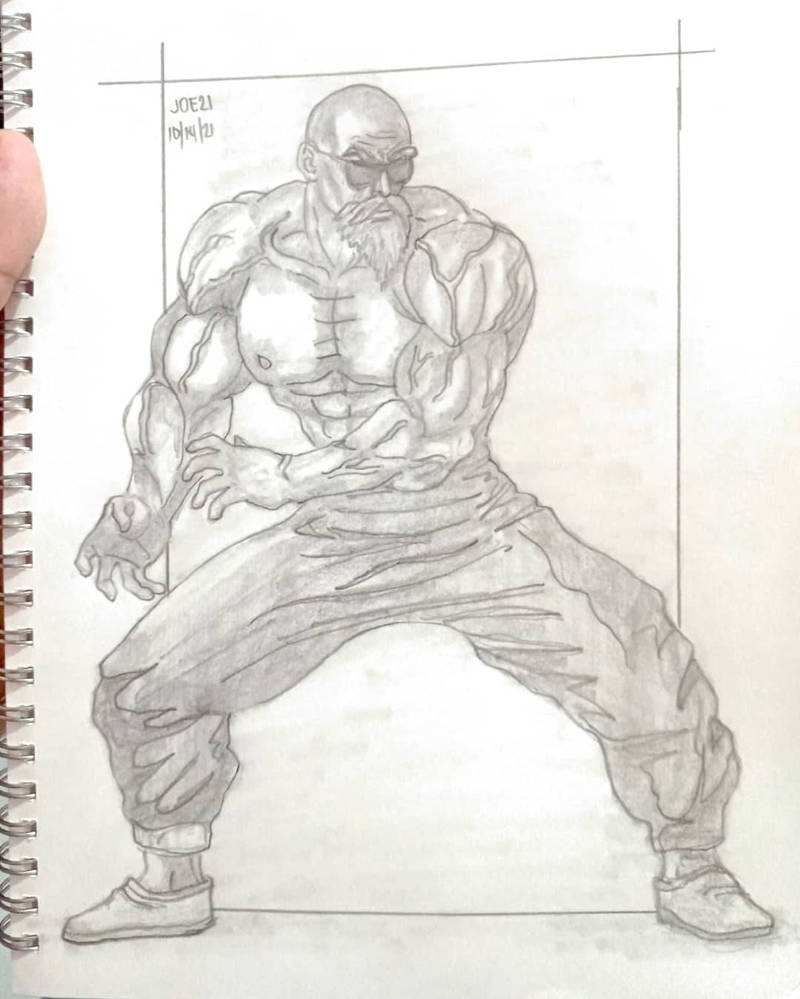 Master Roshi Outlines master roshi by mejoegamer on DeviantArt
