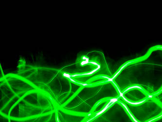 Green Laser Swirls 4