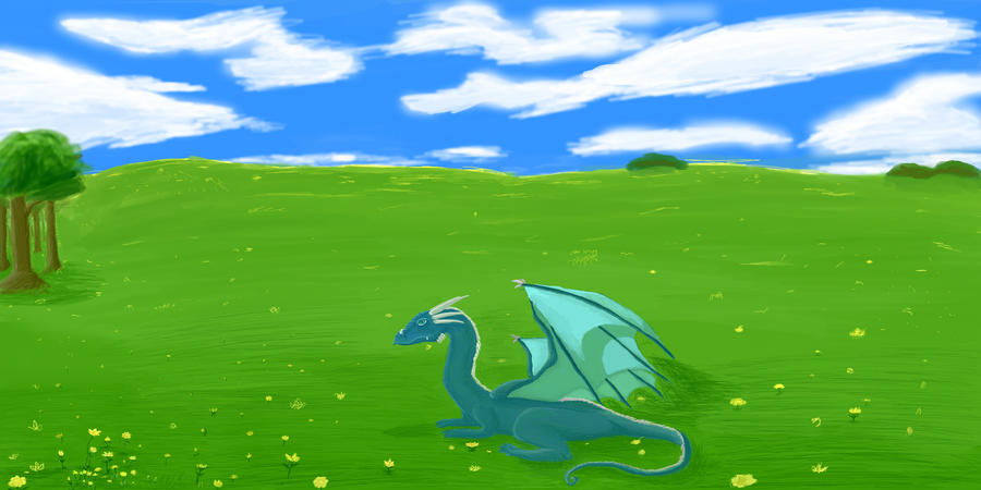 Dragon in feild