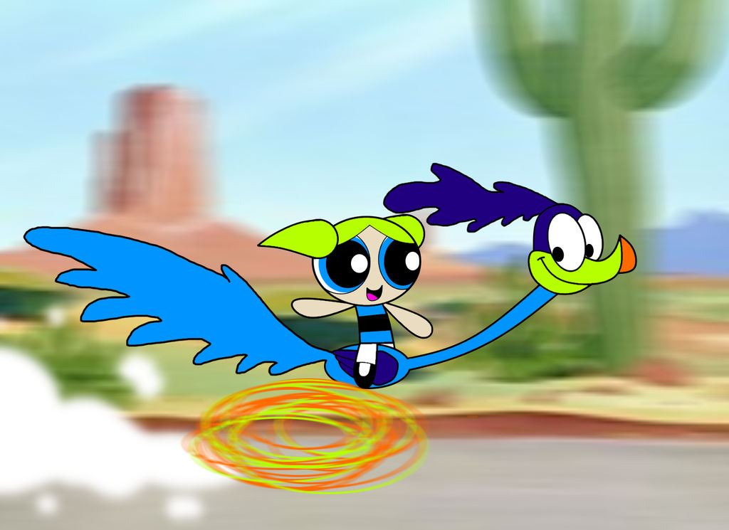 Road Runner Riding (REQUEST) Bubbles gets a free Road Runner ride by AldrineRowdyruffBoy ...