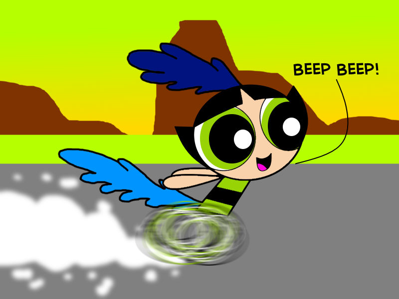 Buttercup the Roadrunner by AldrineRowdyruffBoy on DeviantArt