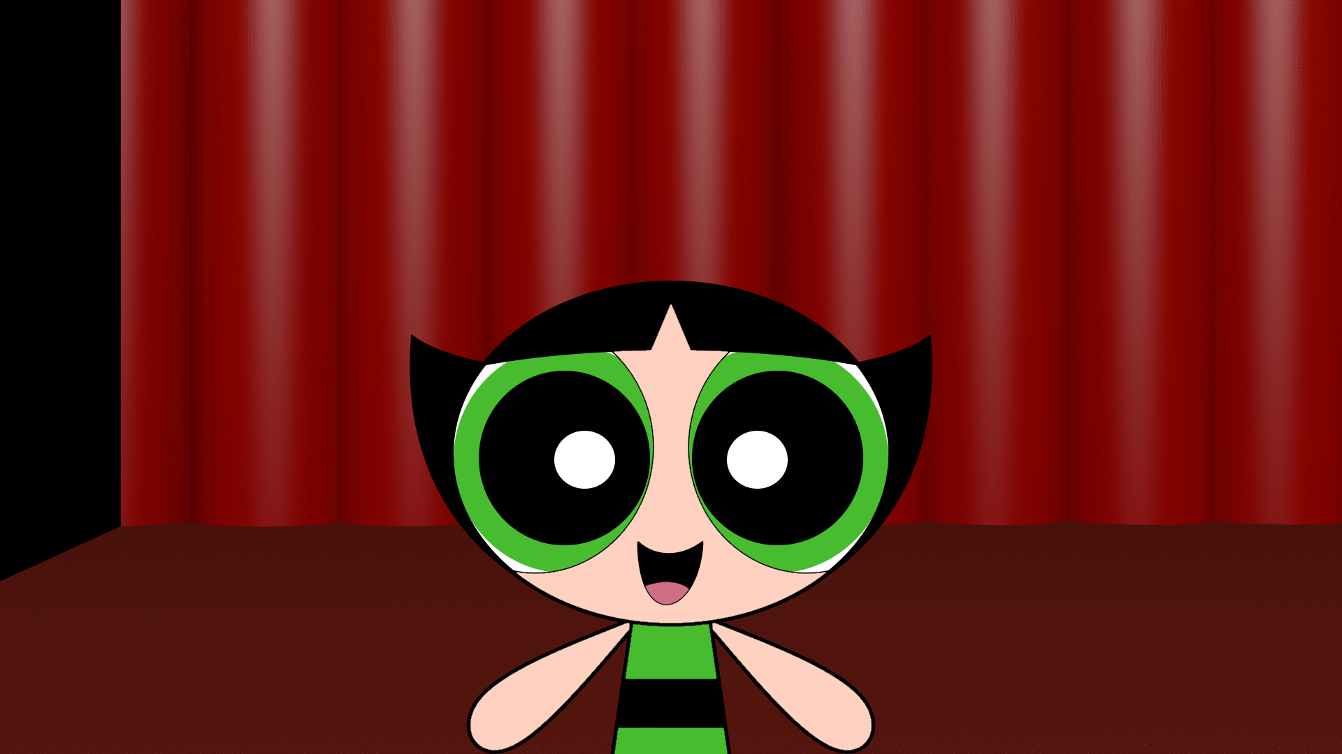 GIF Animation) Buttercup on the stage by AldrineRowdyruffBoy on DeviantArt
