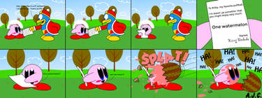 Dedede's melon prank