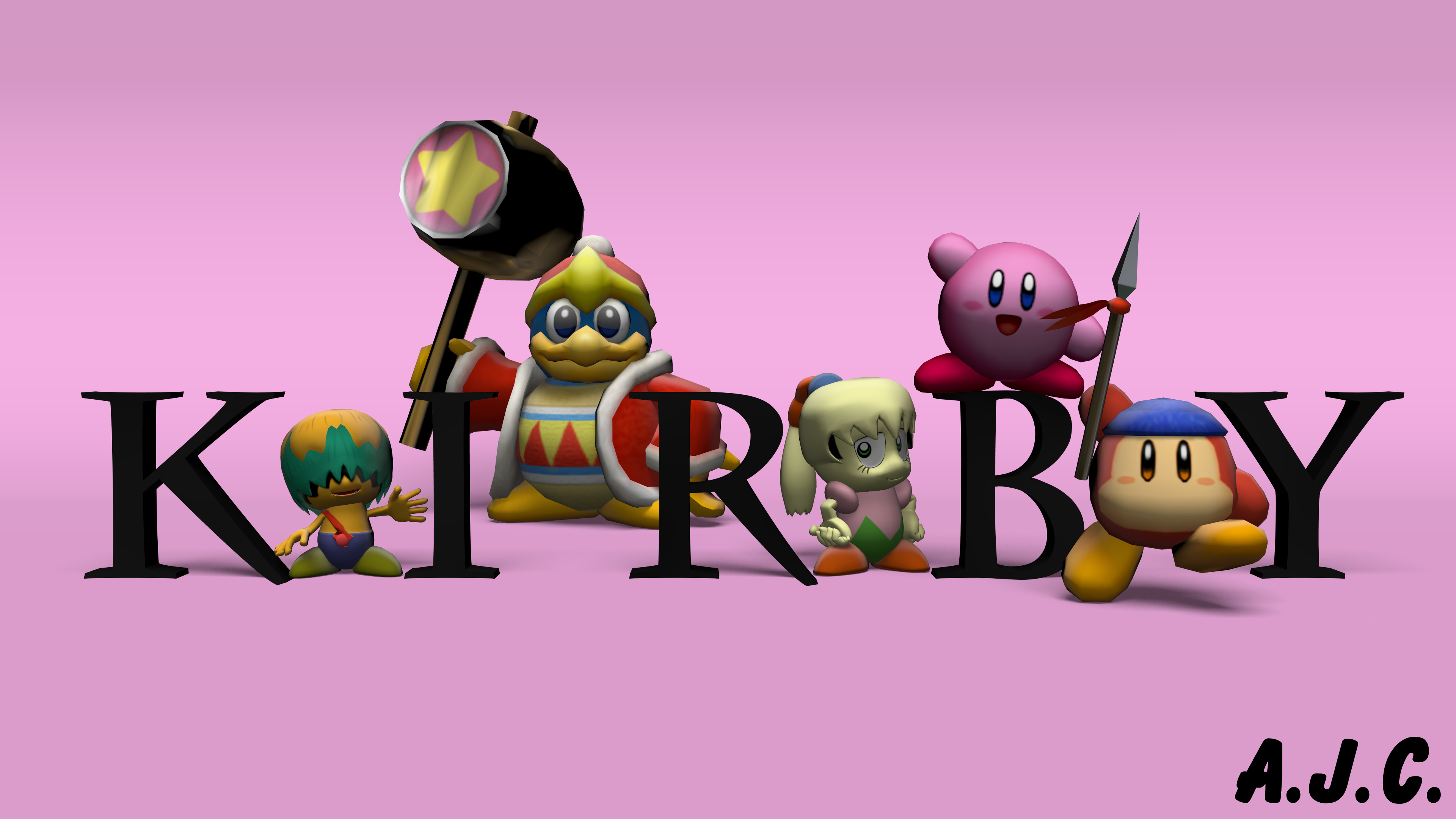 Kirby and Swablu wallpaper : r/Kirby