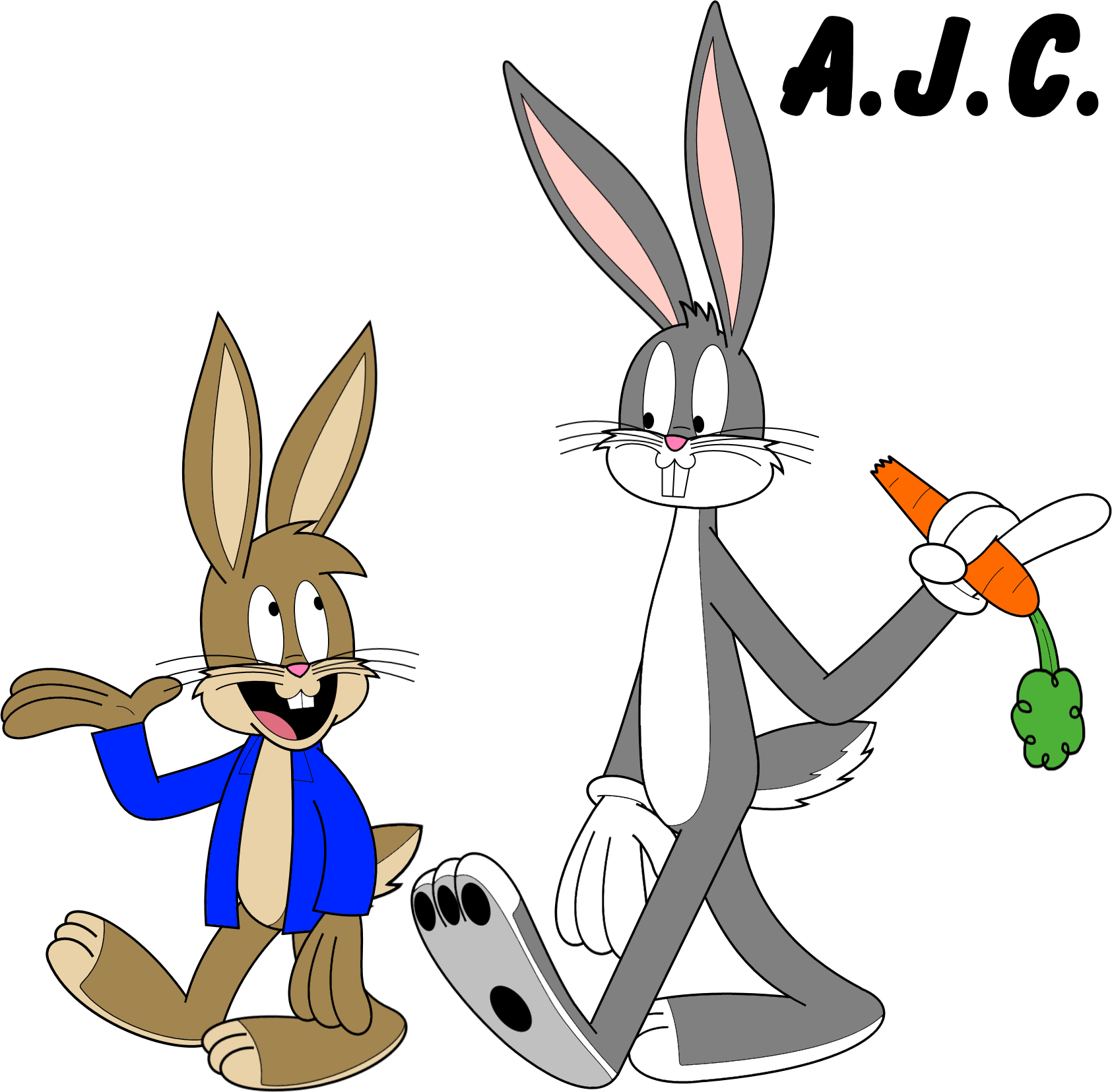 (REQUEST) The two rabbits by AldrineRowdyruffBoy on DeviantArt