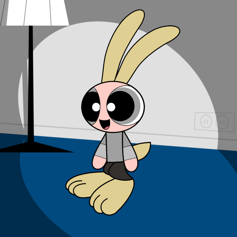 (GIF Animation) Randel does the rabbit feet dance by