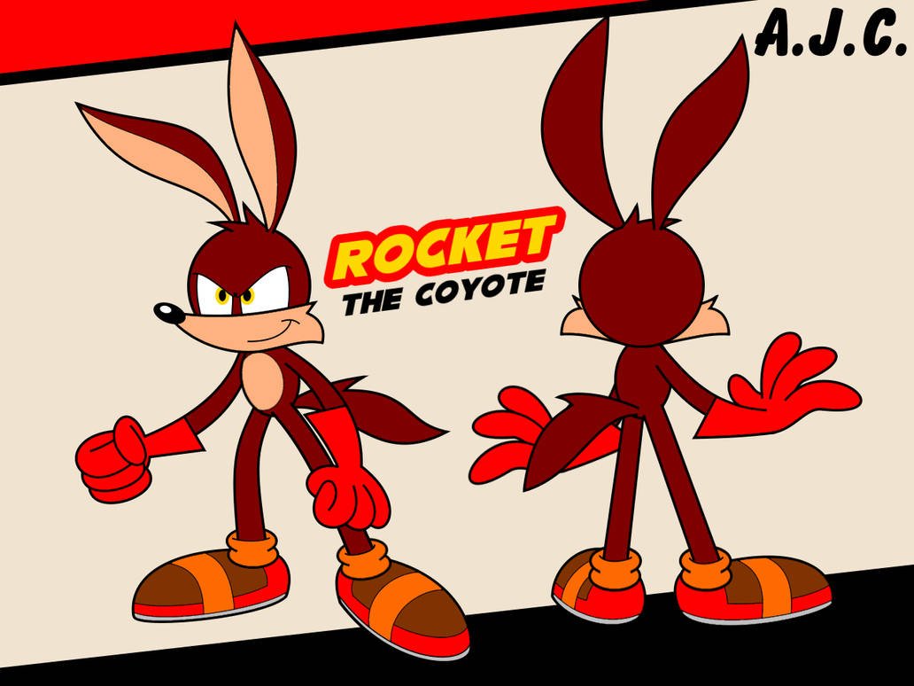 Oc Rokea My new Sonic OC, Rocket the Coyote by AldrineRowdyruffBoy on DeviantArt