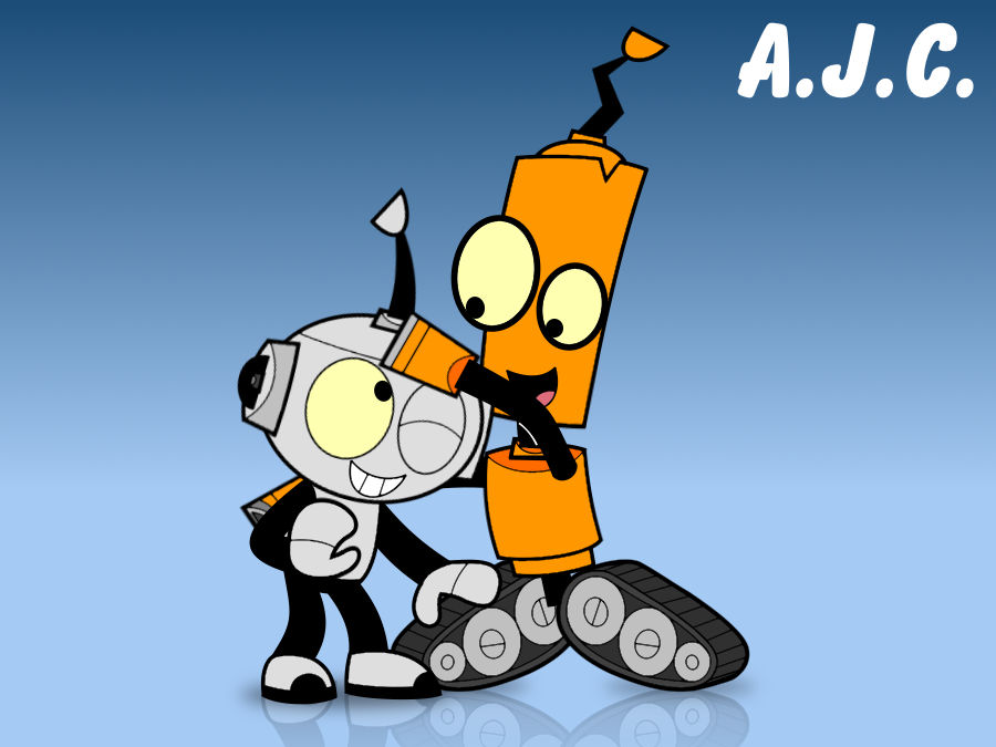 Rob and Orbit, bro-bots for life by AldrineRowdyruffBoy on DeviantArt