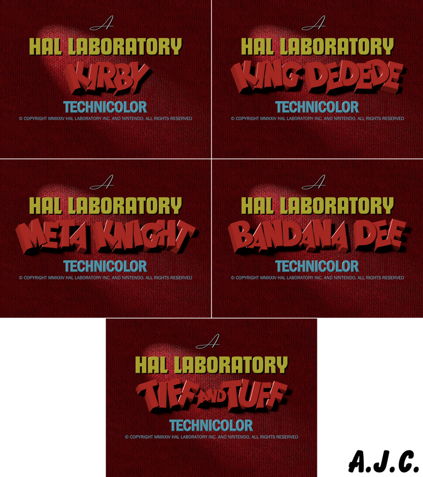 Title Cards Ruff Ruff Kirby title cards (classic Disney shorts style) by AldrineRowdyruffBoy ...