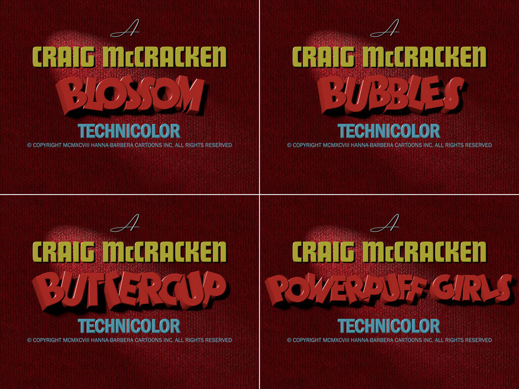 Title Cards Ruff Ruff Disney-styled Powerpuff Girls title cards by AldrineRowdyruffBoy on ...