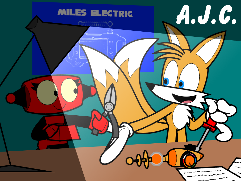 Tails Work Machine TK and Tails tinkering by AldrineRowdyruffBoy on DeviantArt