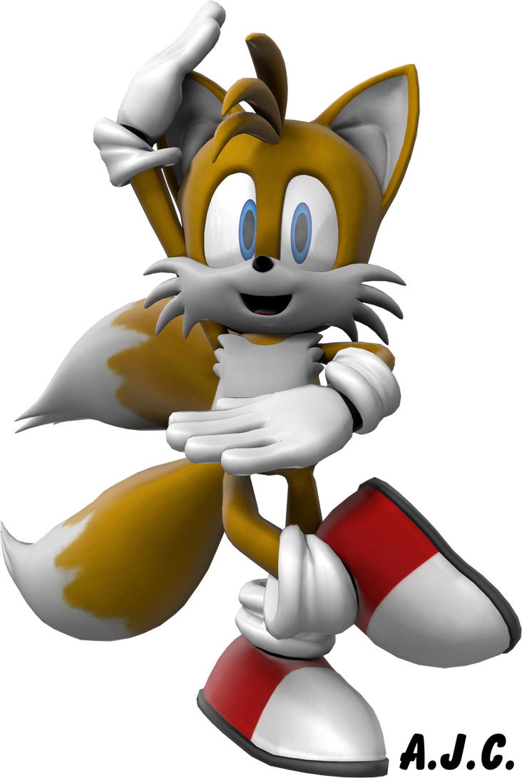 Tails She (Blender Render) Tails does the 'Sheeh!' by AJC-Artworks on DeviantArt
