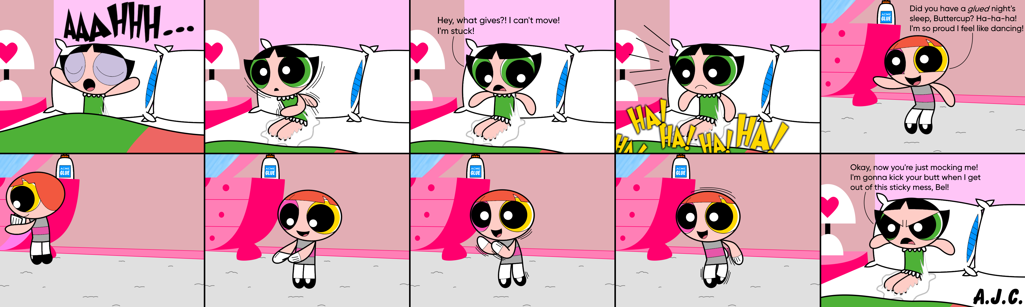 Glued morning, Buttercup
