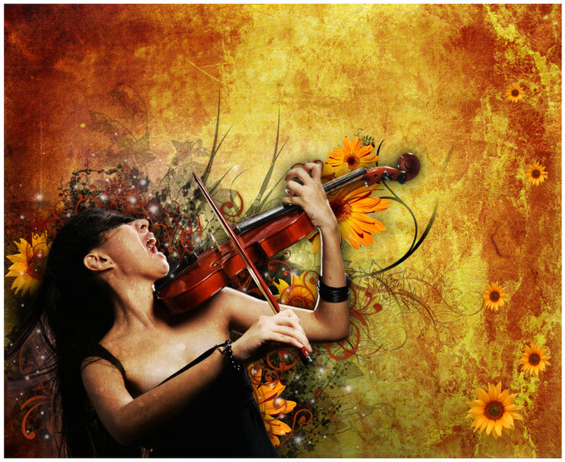 Violin by Dandelion-lion