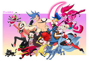 Demons, cats and aliens