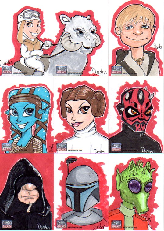 Star Wars Galaxy 7 retail cards part 7