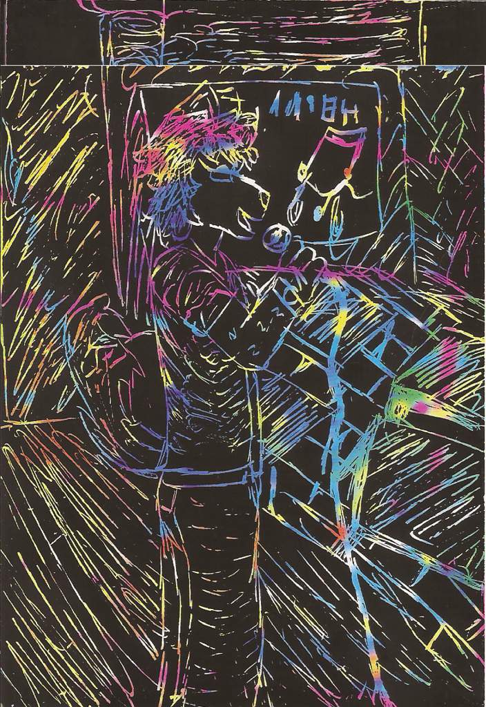 Dibujos con fondo negro y color arcoiris #3 by Guillermo-Furry on DeviantArt