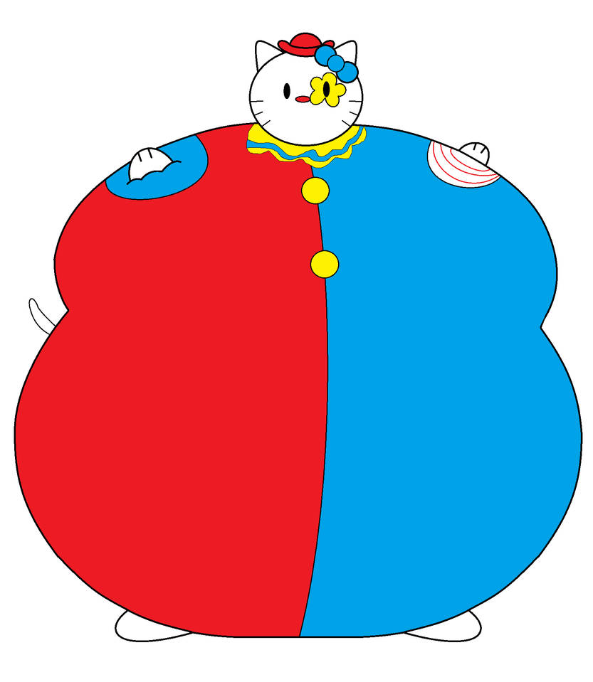 Sanrio Inflation Hello Kitty Clown Suit Inflation (reuploaded) by MatthewHendricks93 on ...