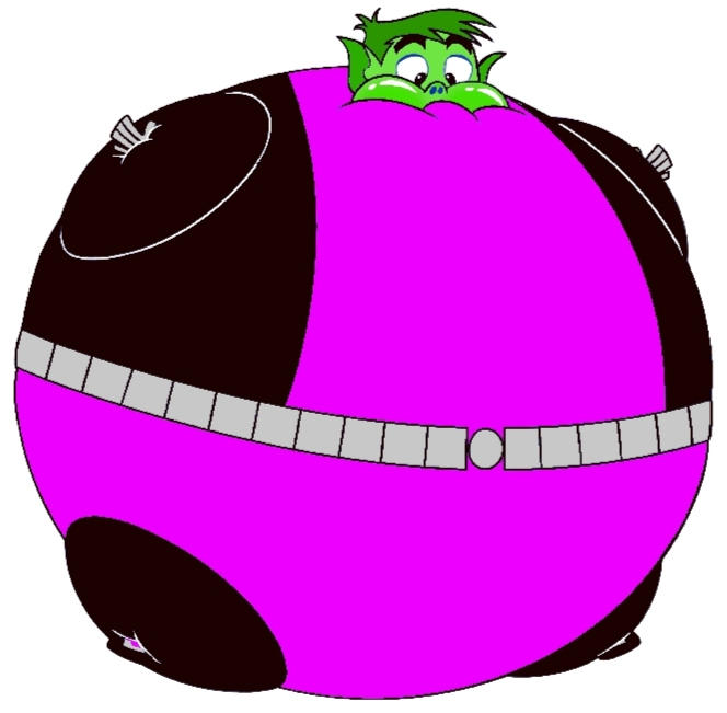 Merboy Inflatcion Beastboy blimp inflation (colored version) by MatthewHendricks93 on ...