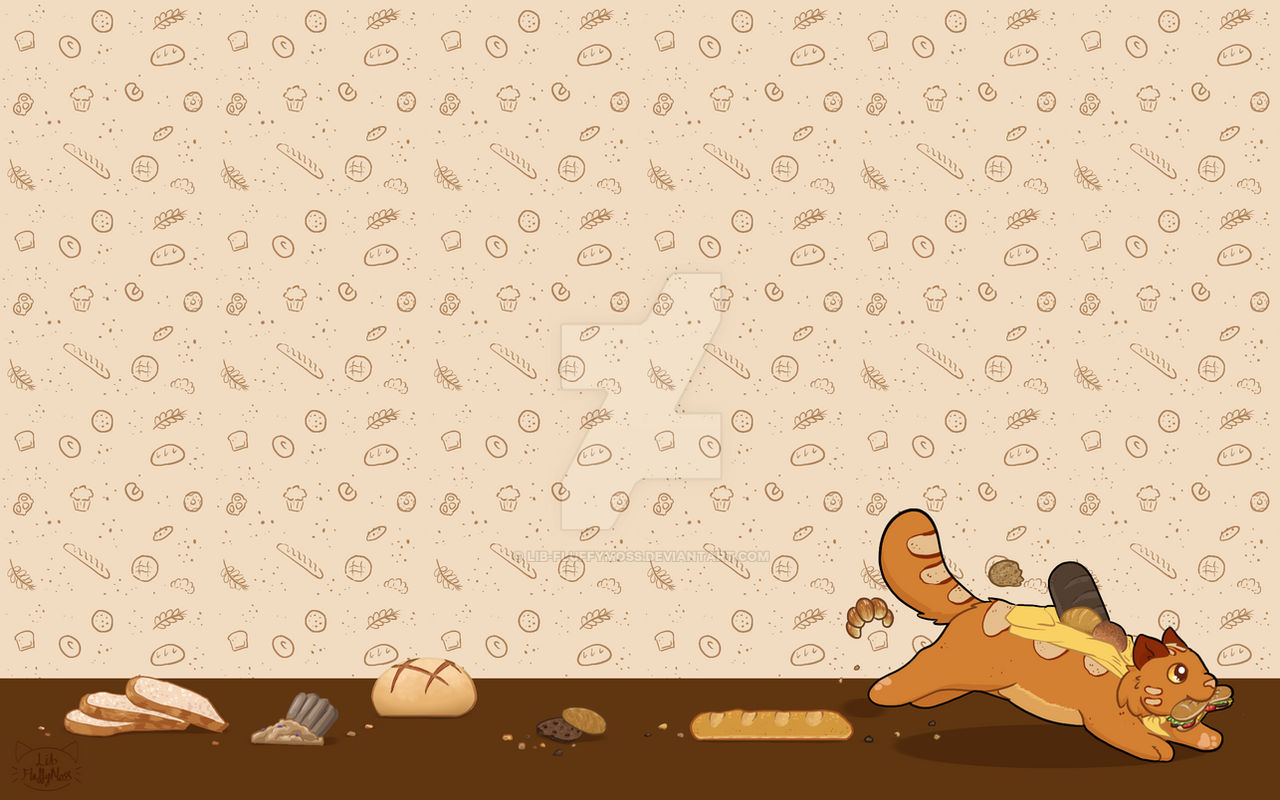 Fun Bread Background Bread Wallpaper by Lib-FluffyMoss on DeviantArt
