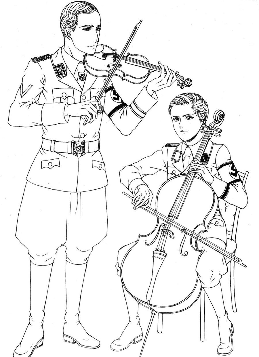 violin and cello