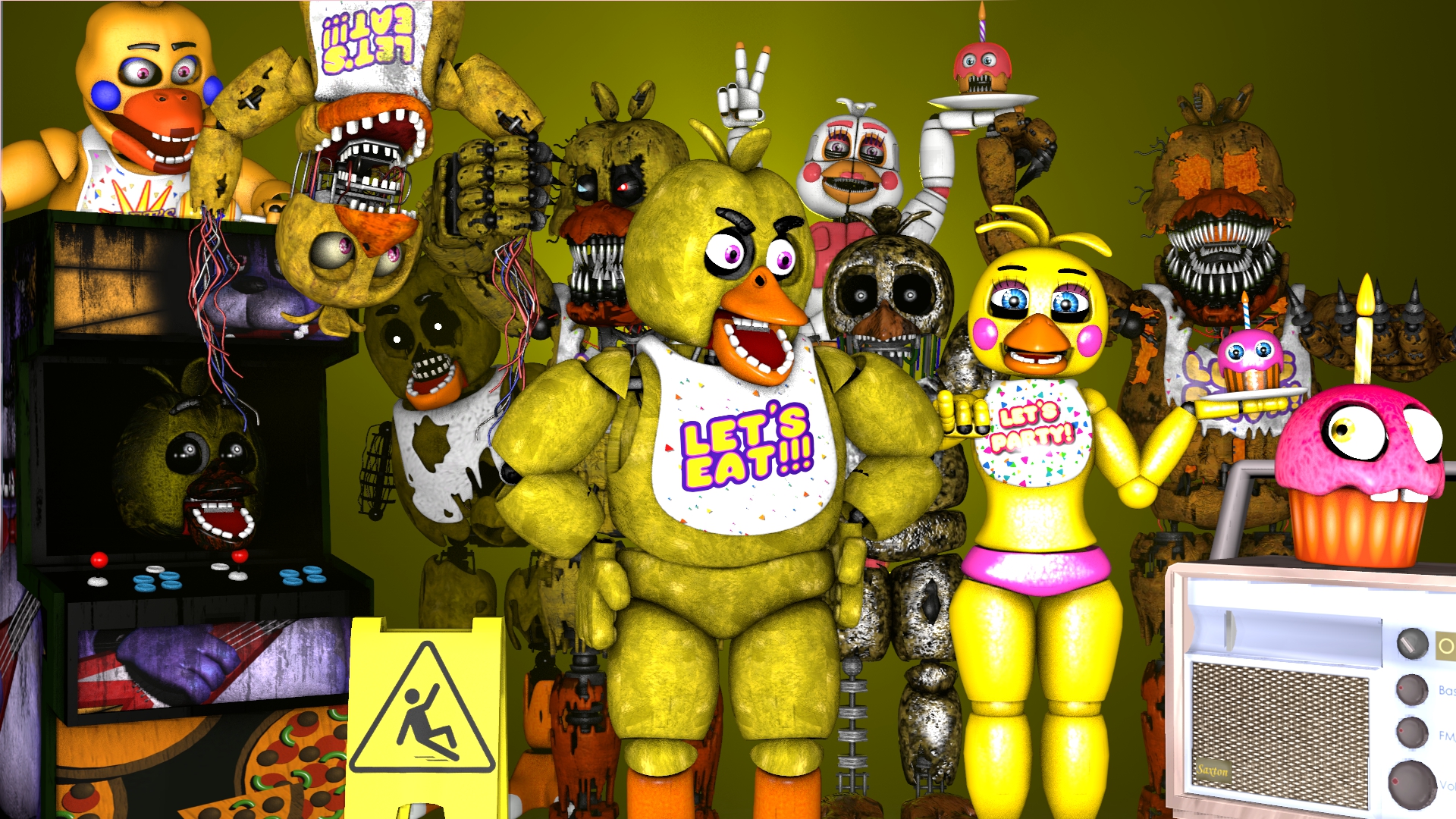 UCN Withered Chica Mugshot by NOTAGK33 on DeviantArt