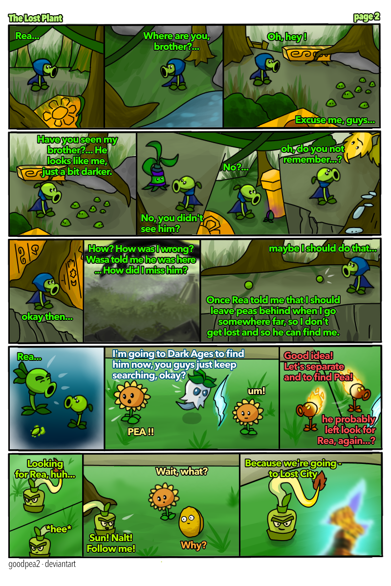 pvz comic The Lost Plant page 2 by goodpea2 on DeviantArt