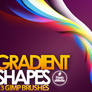 GIMP Gradient Shapes Brushes