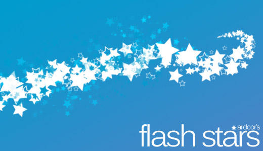 GIMP Flash Star Brushes