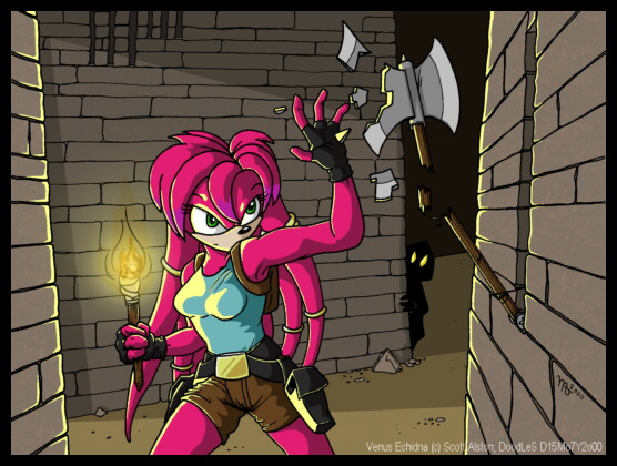 Venus Echidna in: Tomb Raider