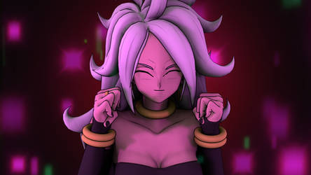 Android Majin 21 is Very cute