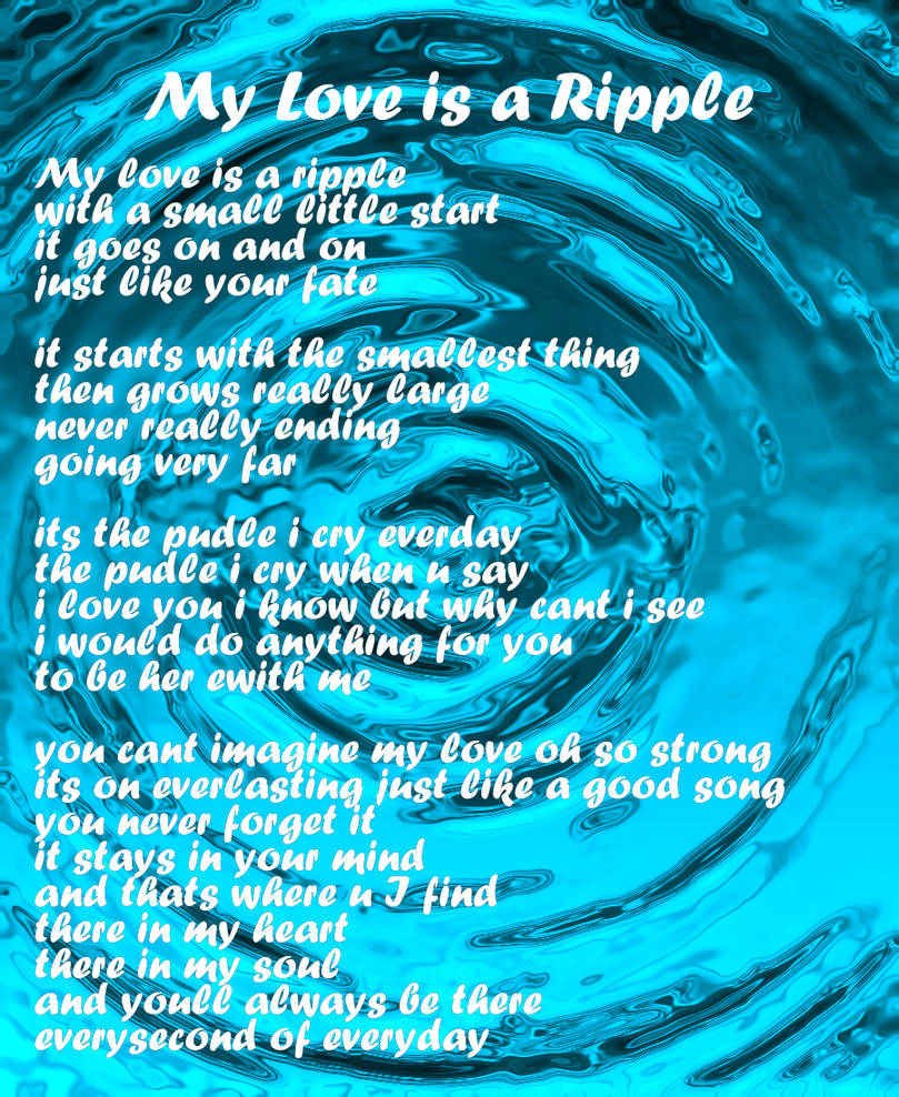 Love Ripples The Ripple Of Love by millennium2k4 on DeviantArt