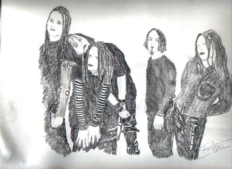 The Rejects  pencil sketch