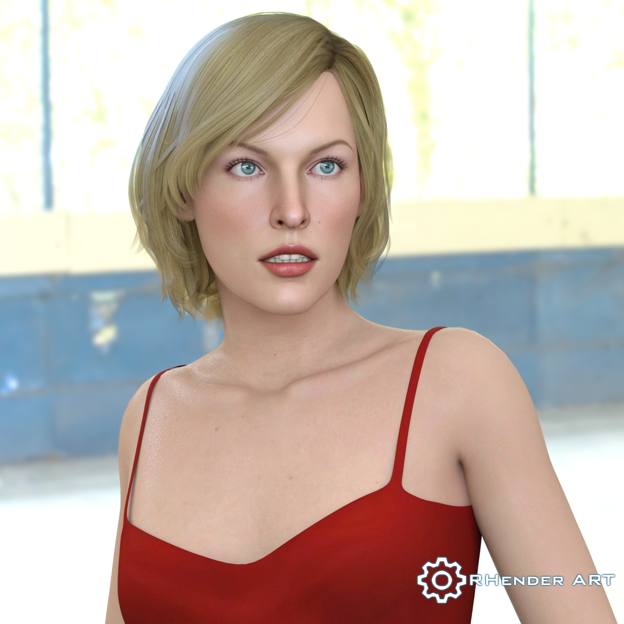 Jill Valentine (Sienna Guillory)_01 by RHenderART by RHenderART on