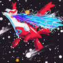 Latias using Ice Beam