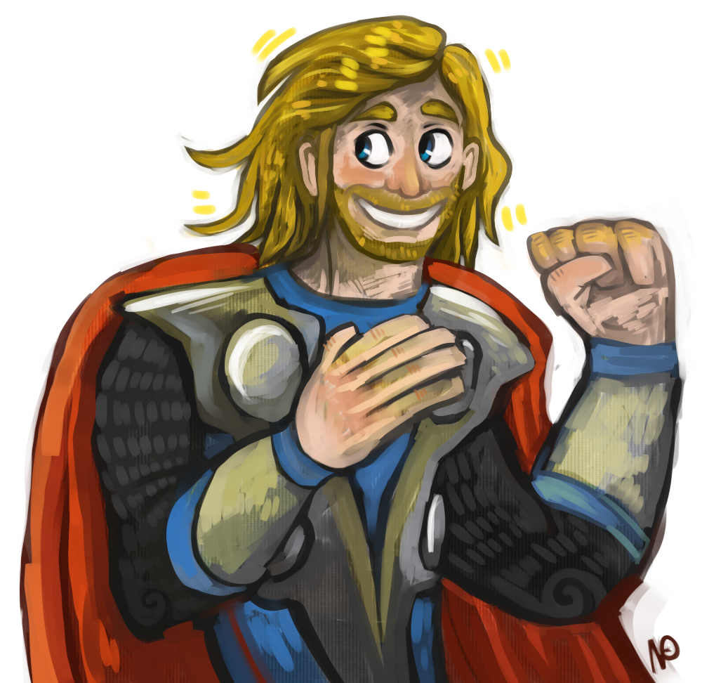 Cartoony Thor