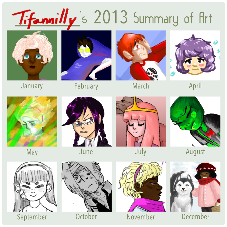 2013 summary of art!