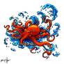 Octopus Tattoo commission