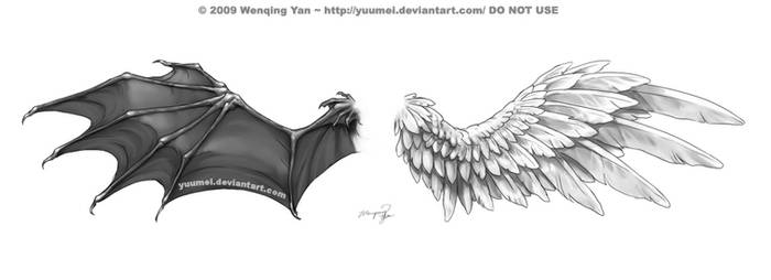Wings Tattoo Commission