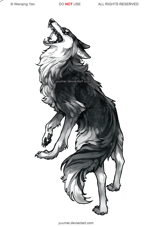 Fenrir tattoo Commission