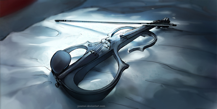 Fisheye Placebo: Electric Violin by yuumei