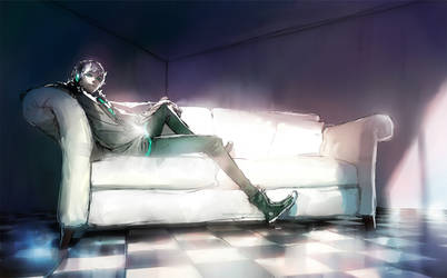 Fisheye Placebo: Complacent by yuumei