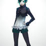 Victorian Cyberpunk Outfit Design