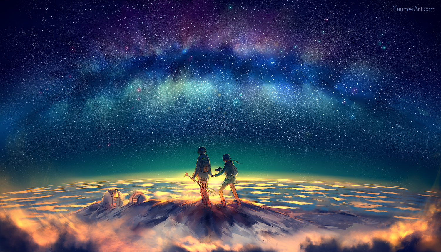 The Heavens Beneath -with video tutorial link- by yuumei