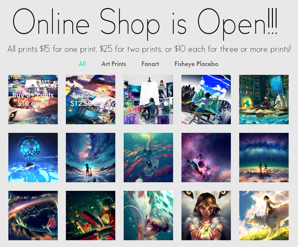 Shop Ad 1 by yuumei Shop Ad 1 by yuumei