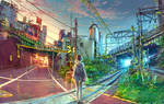 At The Crossroads by yuumei