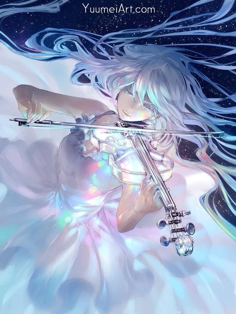 Angels violin. Художница yuumei. Yuumei Art художник.