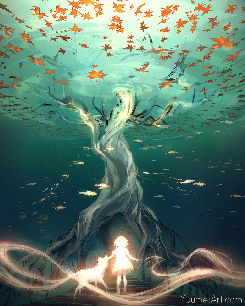 Over and Under by yuumei