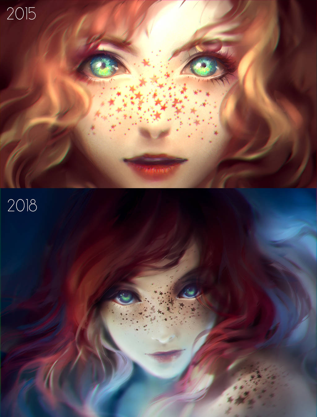 Draw this again! - Sprinkle of Stars by yuumei