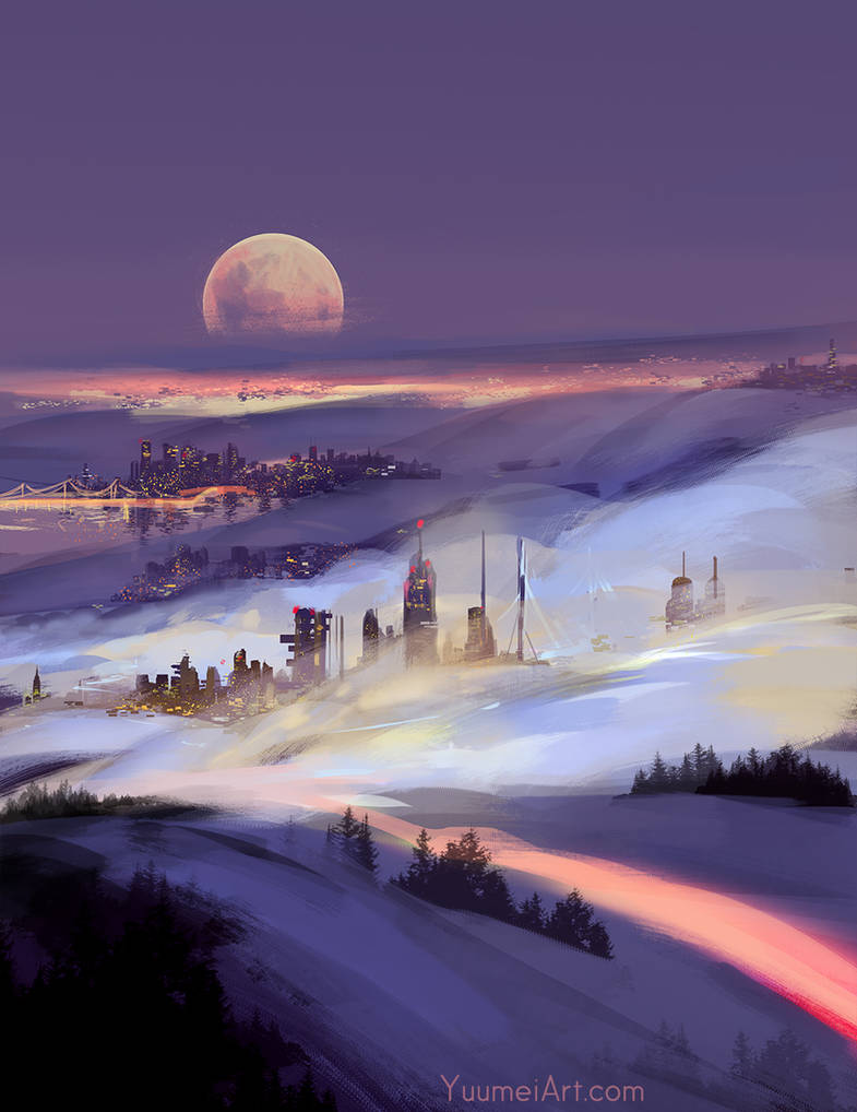City of Fog by yuumei